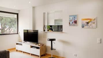 Basic Apartment, 1 Double Bed with Sofa bed, Non Smoking | Living area