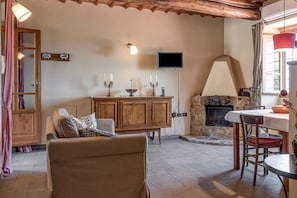 TV, fireplace, table tennis