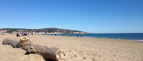 On the beach