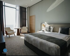 Deluxe Double Room, Sea View | Soundproofing, free WiFi - Port Marine Hotel By HOLLYWOOD (Baku)