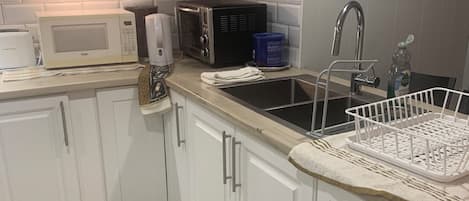 Microwave, oven, stovetop