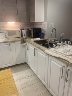 Microwave, oven, stovetop