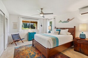 4 slaapkamers, een strijkplank/strijkijzer, gratis wifi, beddengoed