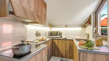 Familienapartment, 1 Schlafzimmer (Appartamento Alpine Inspiration) | Eigene Küche