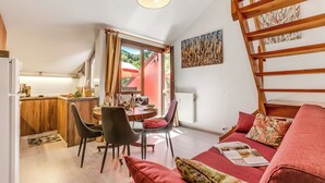 Family Apartment, 1 Bedroom, Balcony (Appartamento Alpine Inspiration for 4) | Living area - Appartamento Alpine Inspiration for 4 With Balcony (Cesana Torinese)