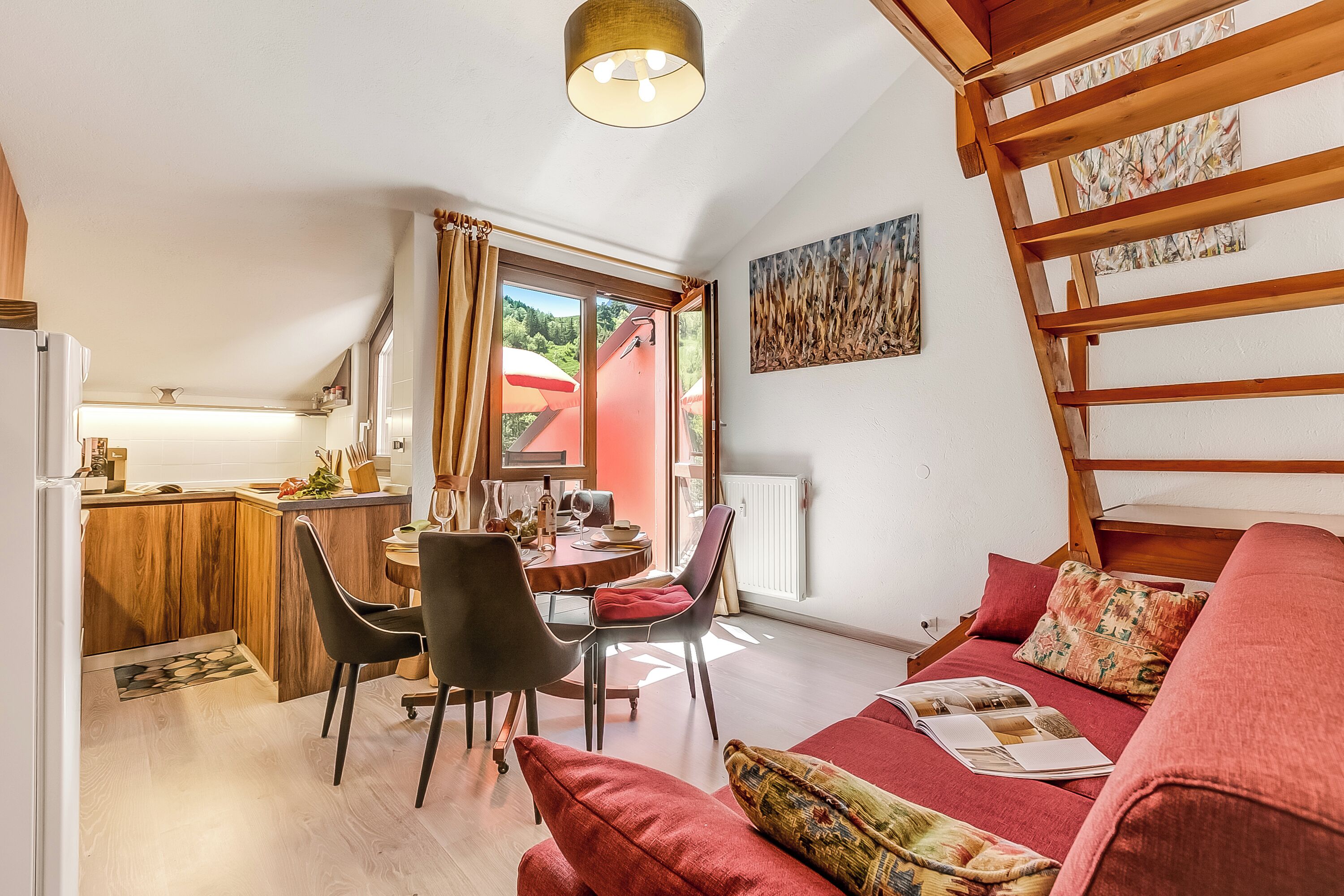 Appartement Familial, plusieurs chambres (Appartamento Alpine Inspiration) | Salle de séjour