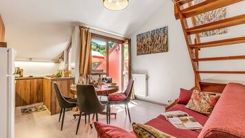 Familienapartment, 1 Schlafzimmer (Appartamento Alpine Inspiration) | Wohnzimmer