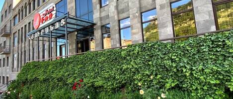 Façade de l’hébergement