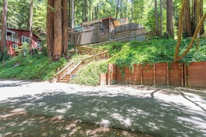 Property grounds - Redwood Cabin w/ Hot Tub | Canyon View | Dogs OK (Guerneville)