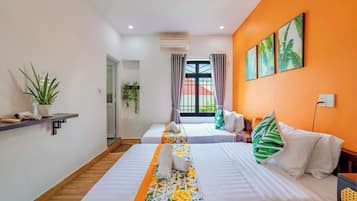 5 slaapkamers, een strijkplank/strijkijzer, wifi, beddengoed