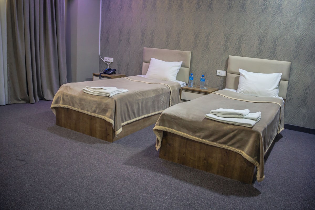 Standard Twin Room, Garden View | In-room safe, free WiFi