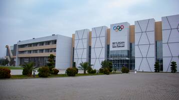 Façade de l’hébergement