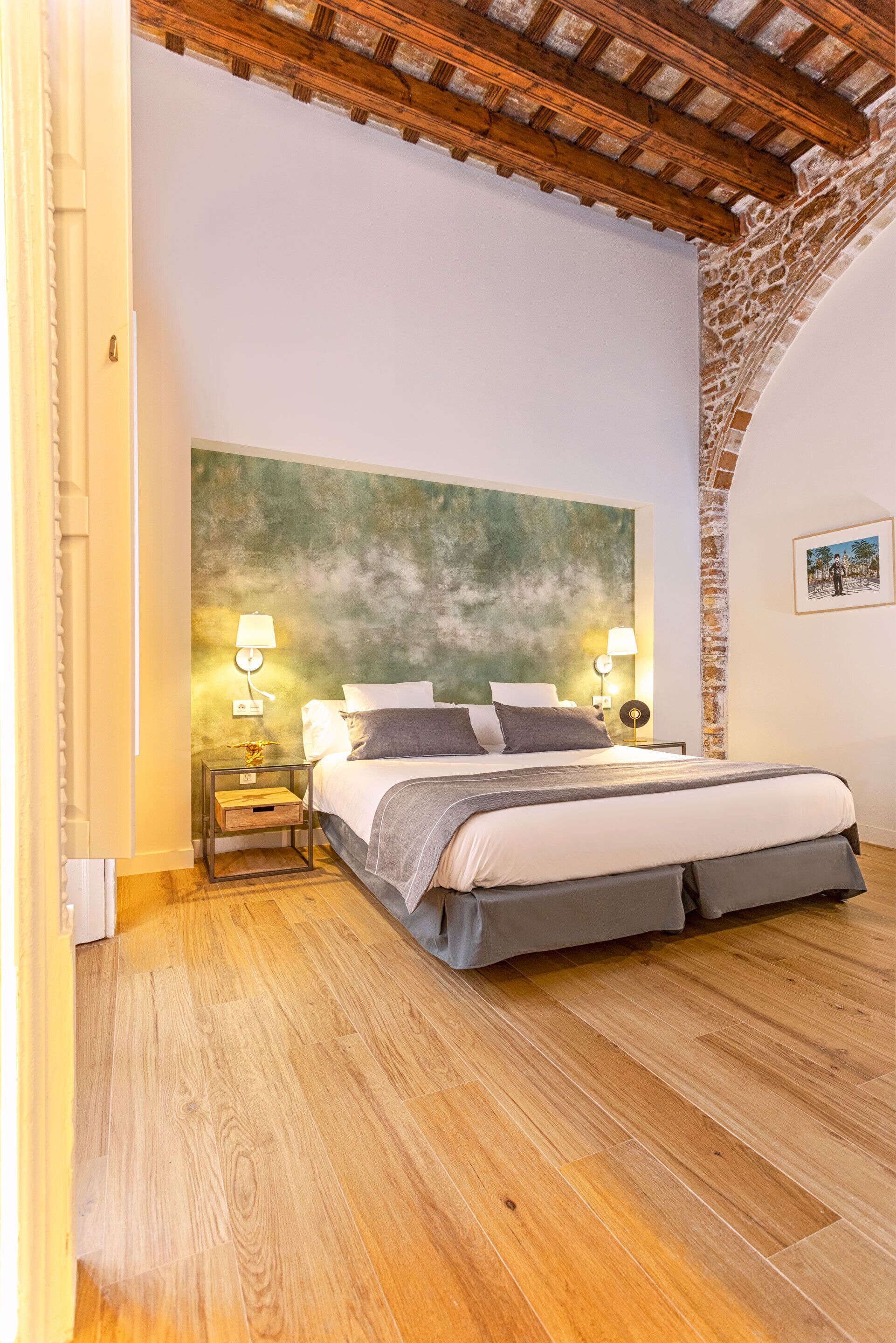 Appartement (2 Bedrooms) | 1 slaapkamer, een bureau, een strijkplank/strijkijzer, gratis wifi