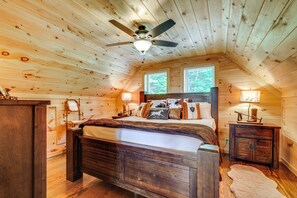 House (3 Bedrooms) | Interior - Hot Tub, Game Room & Views: Mars Hill Mtn Retreat! (Mars Hill)