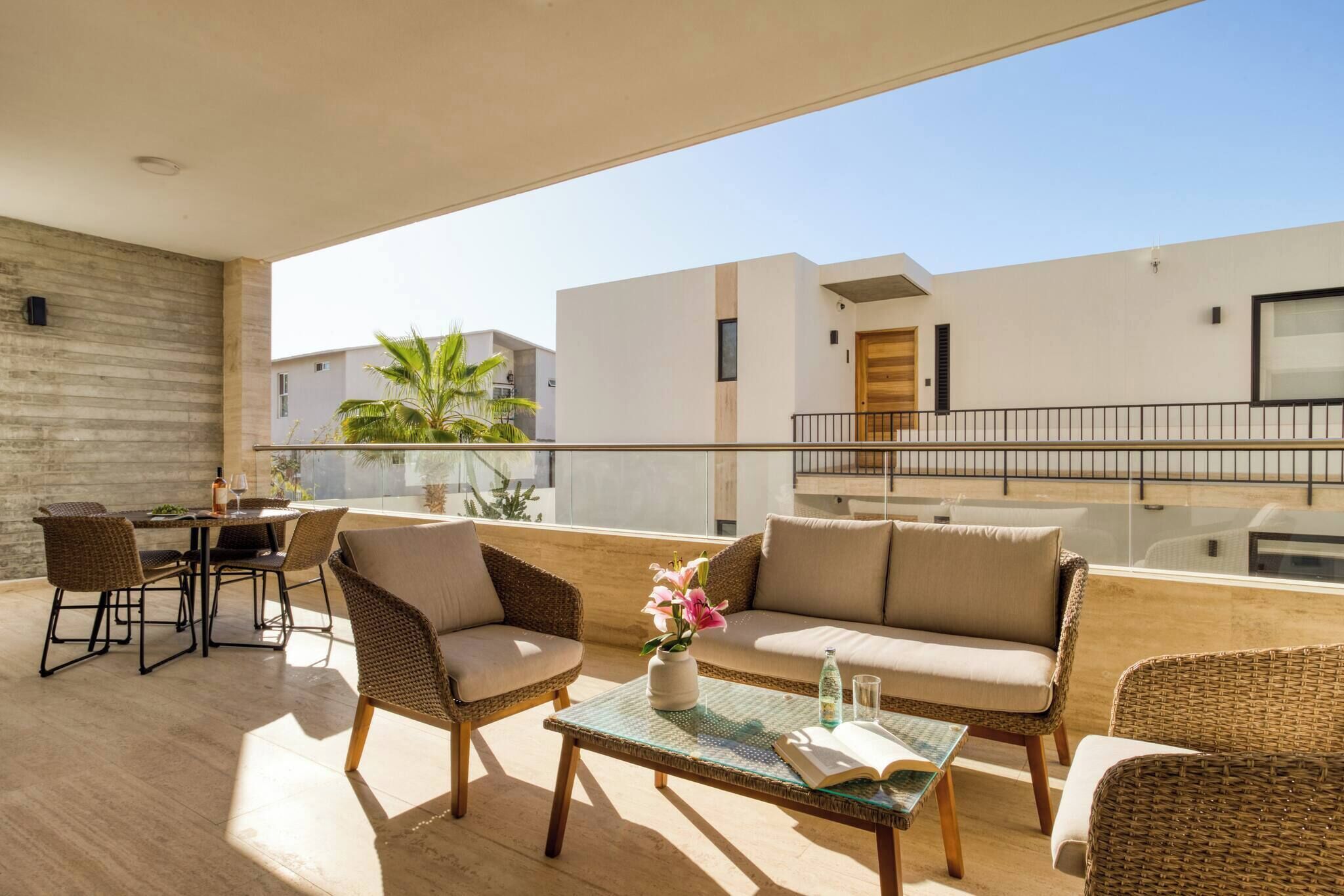 Appartement, 3 slaapkamers, uitzicht op tuin | Balkon