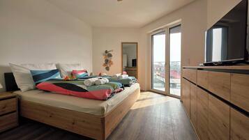 1 Schlafzimmer, Bügeleisen/Bügelbrett, Reisekinderbett, kostenloses WLAN