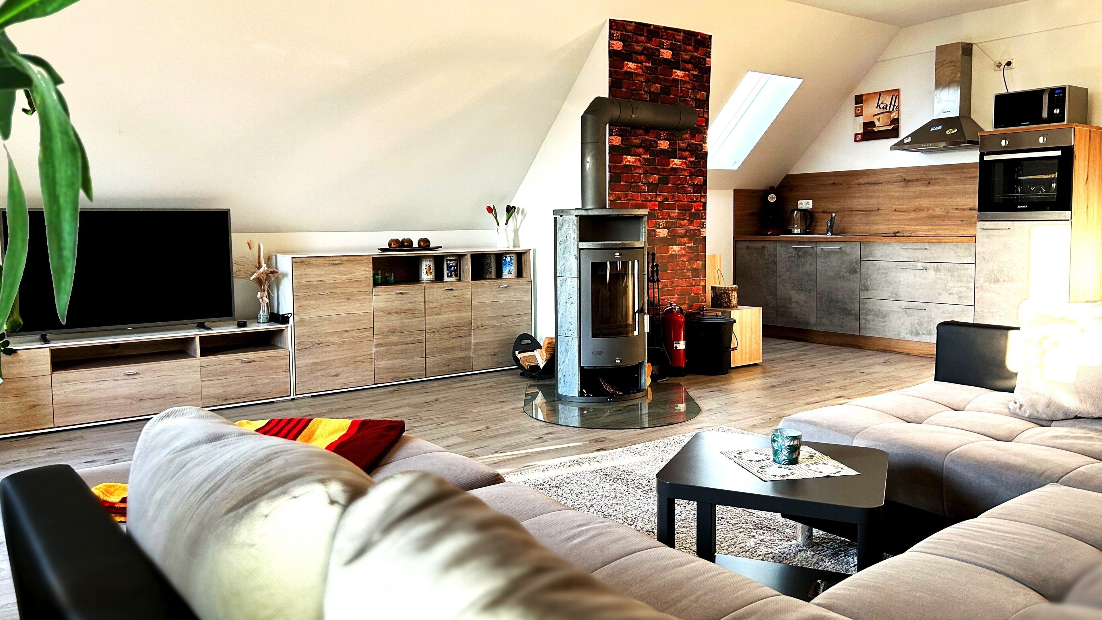 Televisor i llar de foc 