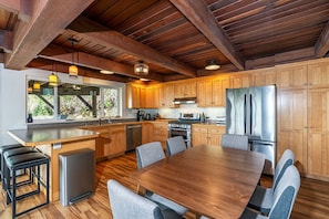 Fridge, microwave, oven, stovetop - Clam Beach Cottage - New, spectacular ocean view stay! (McKinleyville)