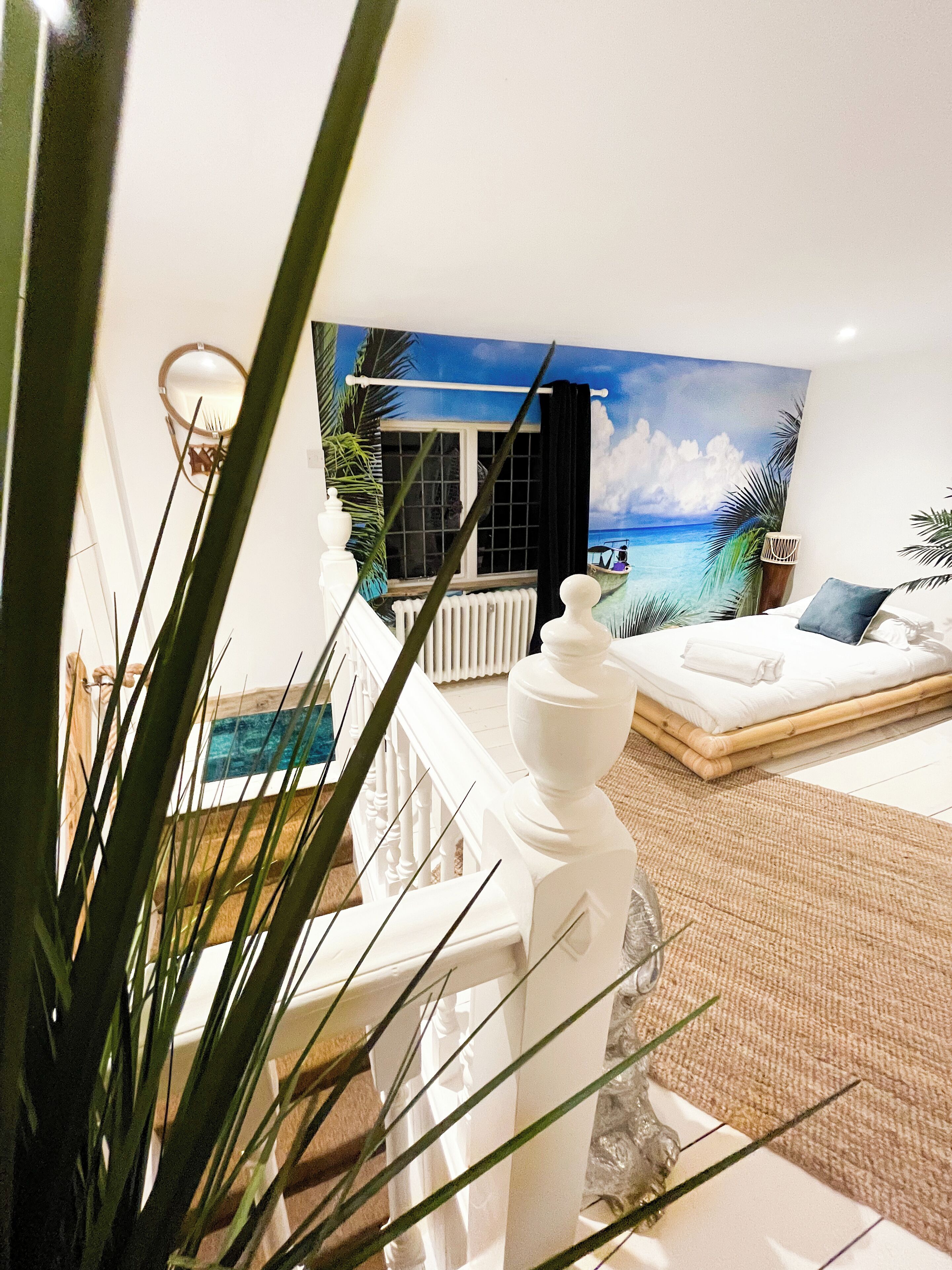 华丽三人房, 花园景观 | 熨斗/熨板、免费 WiFi