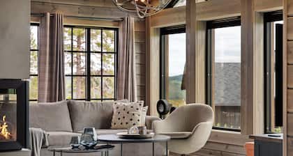 Stunning ski chalet in the norwegian mountains