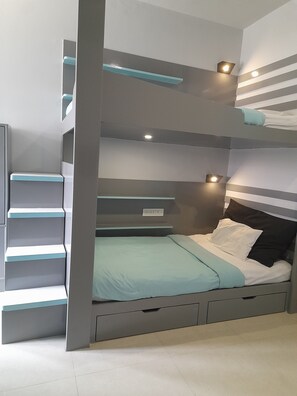 Premium bedding, memory-foam beds, desk, free WiFi