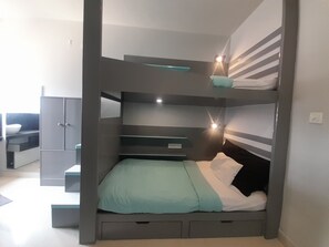 Premium bedding, memory-foam beds, desk, free WiFi