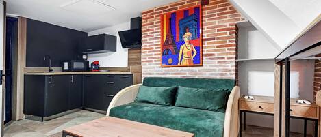 Televisie en een kantoor