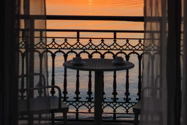 Beachfront Sunset View from the Balcony