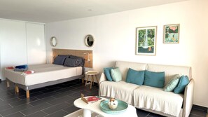 1 bedroom, iron/ironing board, WiFi, bed sheets - Serenity   Wonderful sea view   studio 4p (SAINT MARTIN)