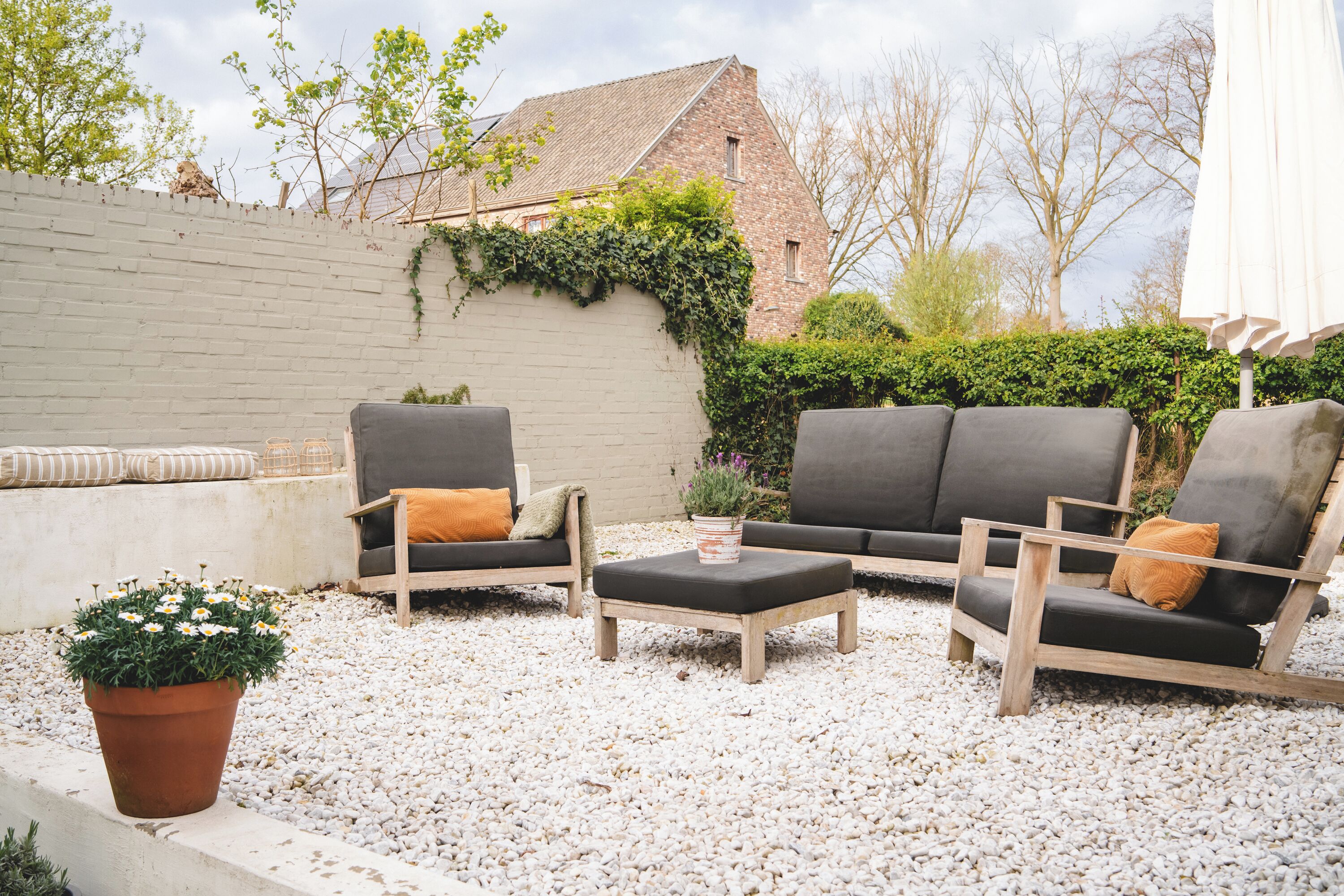 Talo, 2 makuuhuonetta, jokinäköala | Terassi/patio