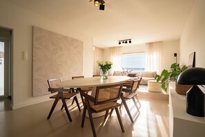House, 2 Bedrooms, River View | Living area | Flat-screen TV - Maas Suites - The River House (Lanaken)