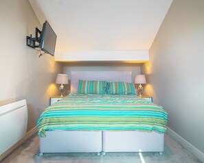 1 bedroom, iron/ironing board, travel crib, free WiFi
