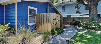 Little Blue Beach House | Fire Pit, Outdoor Shower