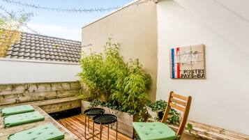 Hus, 2 soverom, kjæledyr tillatt | Terrasse/patio