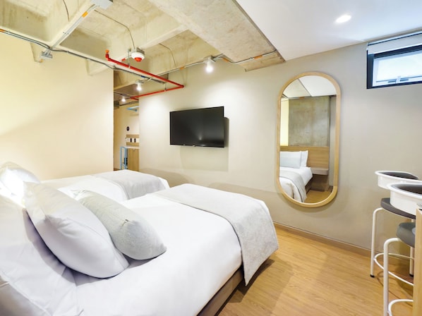 Premium bedding, in-room safe, blackout curtains, iron/ironing board