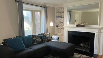 TV connectée, cheminée