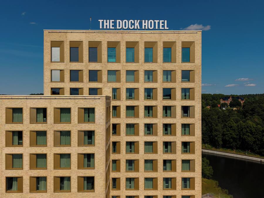 Overnatningsstedets facade