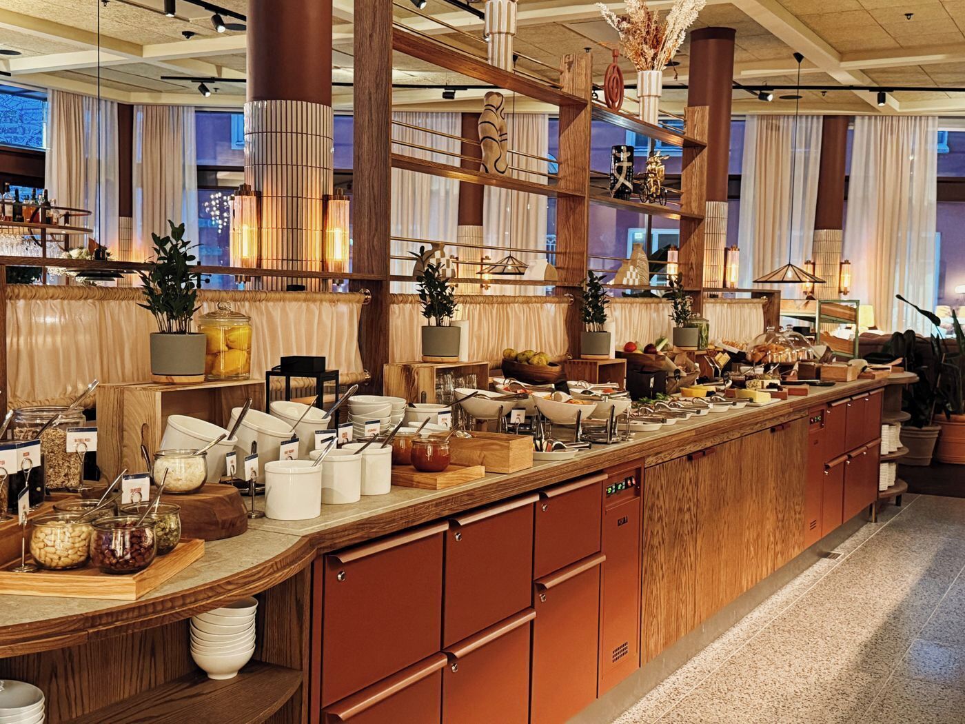 Gratis frukostbuffé varje dag 