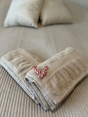 Espacio para trabajar con laptop, wifi gratis y ropa de cama 