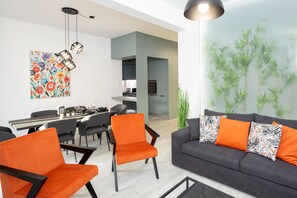 TV, offices - Bright 2 bedroom apartment in Palaio Faliro (Paleo Faliro)