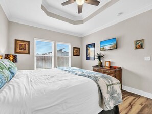 4 bedrooms, iron/ironing board, free WiFi, bed sheets