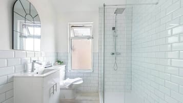 Shower, hair dryer