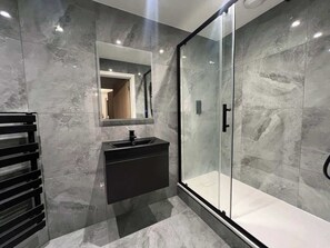 Shower, hair dryer