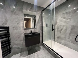 Shower, hair dryer