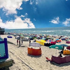 Tæt på stranden