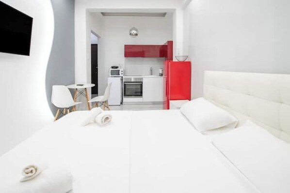 1 bedroom, iron/ironing board, WiFi, bed sheets - Estia apartment (Athina)