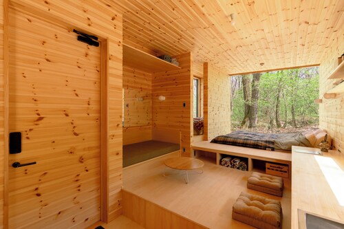 Kita-Karuizawa】Rental villa｜Sauna・Open air bath・ BBQ・Fire・ 3000 square meters