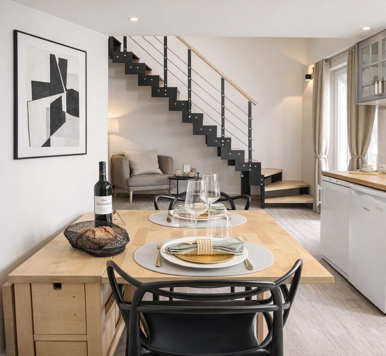 Appartement Duplex Deluxe, vue ville | Salle à manger
