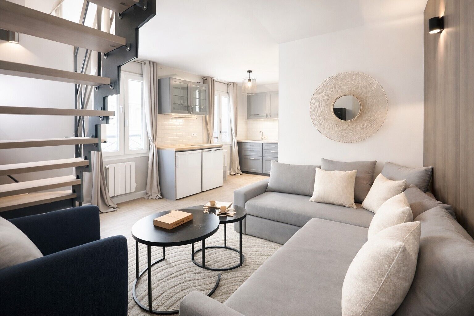 Deluxe Duplex, City View | Living area | 80-cm Smart TV with digital channels