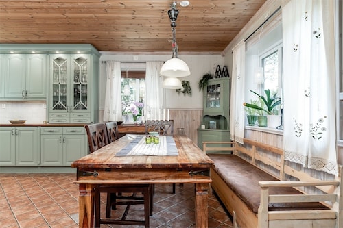 Luxury log cabin (hot tub, wood stove, nature & northern lights) - Gränsfors 354